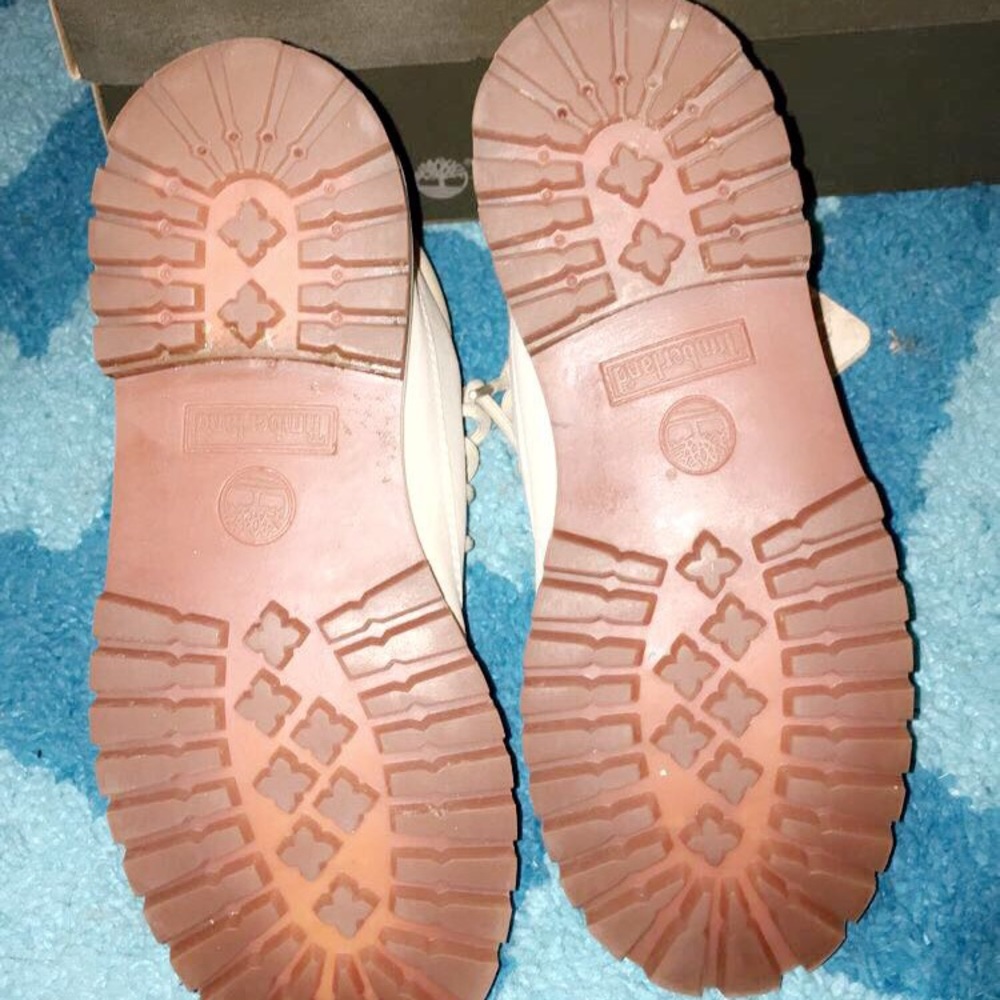 Authentic Cream Timberlands ‼️‼️ - Picture 4 of 5